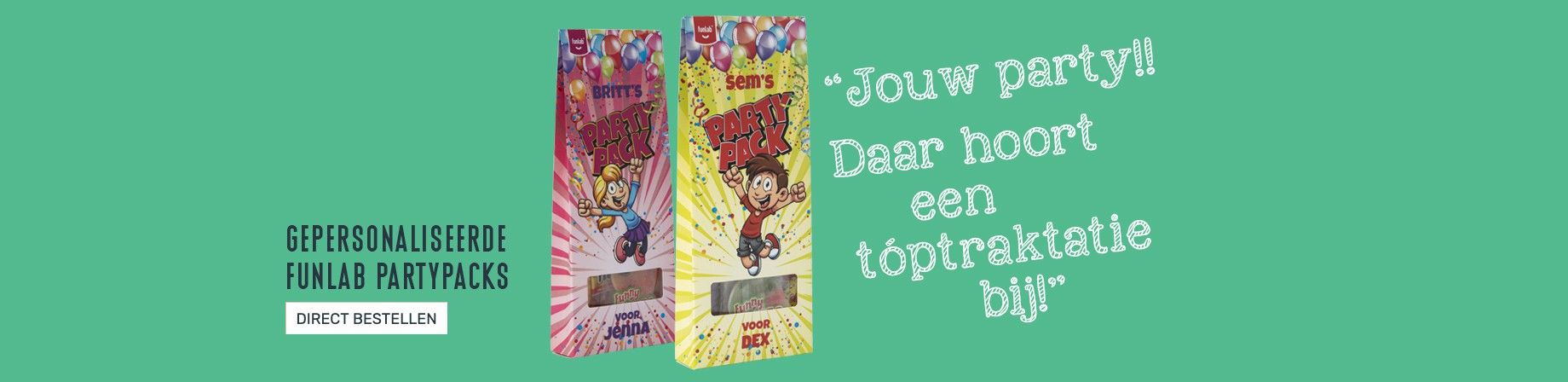 Funlab partypack Jongen & Meisje